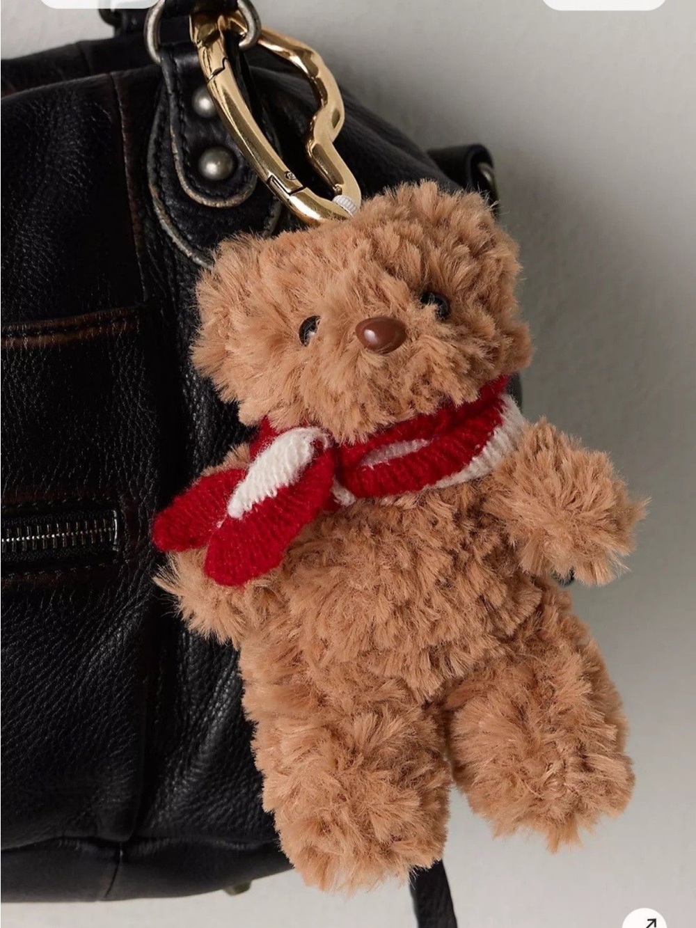 Free People Fuzzy Bear Bag Charm!!!